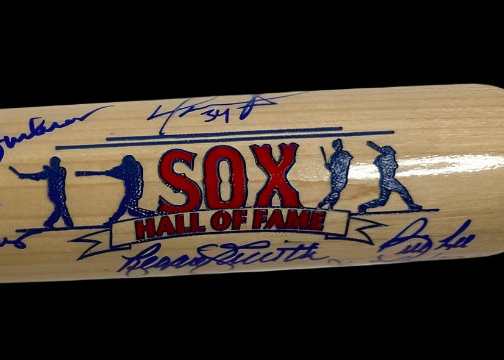 Red Sox Hall of Fame Alumni Autographed Cooperstown Bat Company Sure Shot / Beckett COA